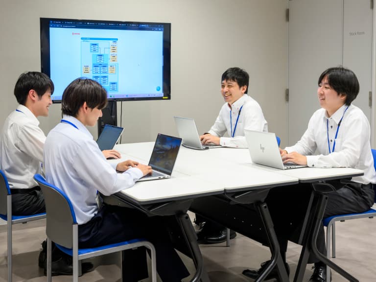 仕事中の様子